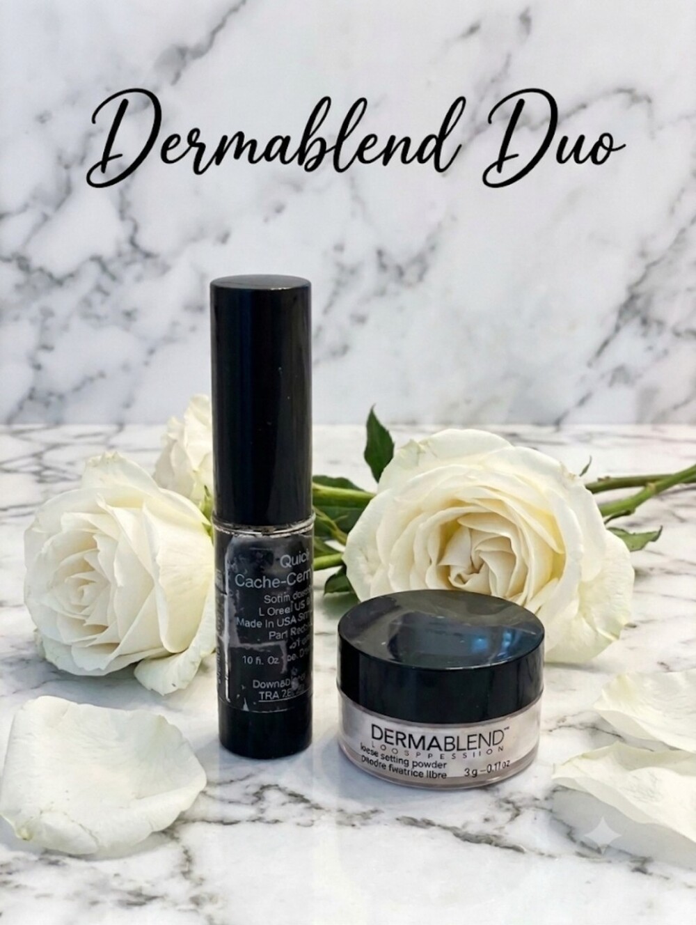 Dermablend Concealer Stick 25N Beige + Powder Duo ☆ RARE☆ | Read Below